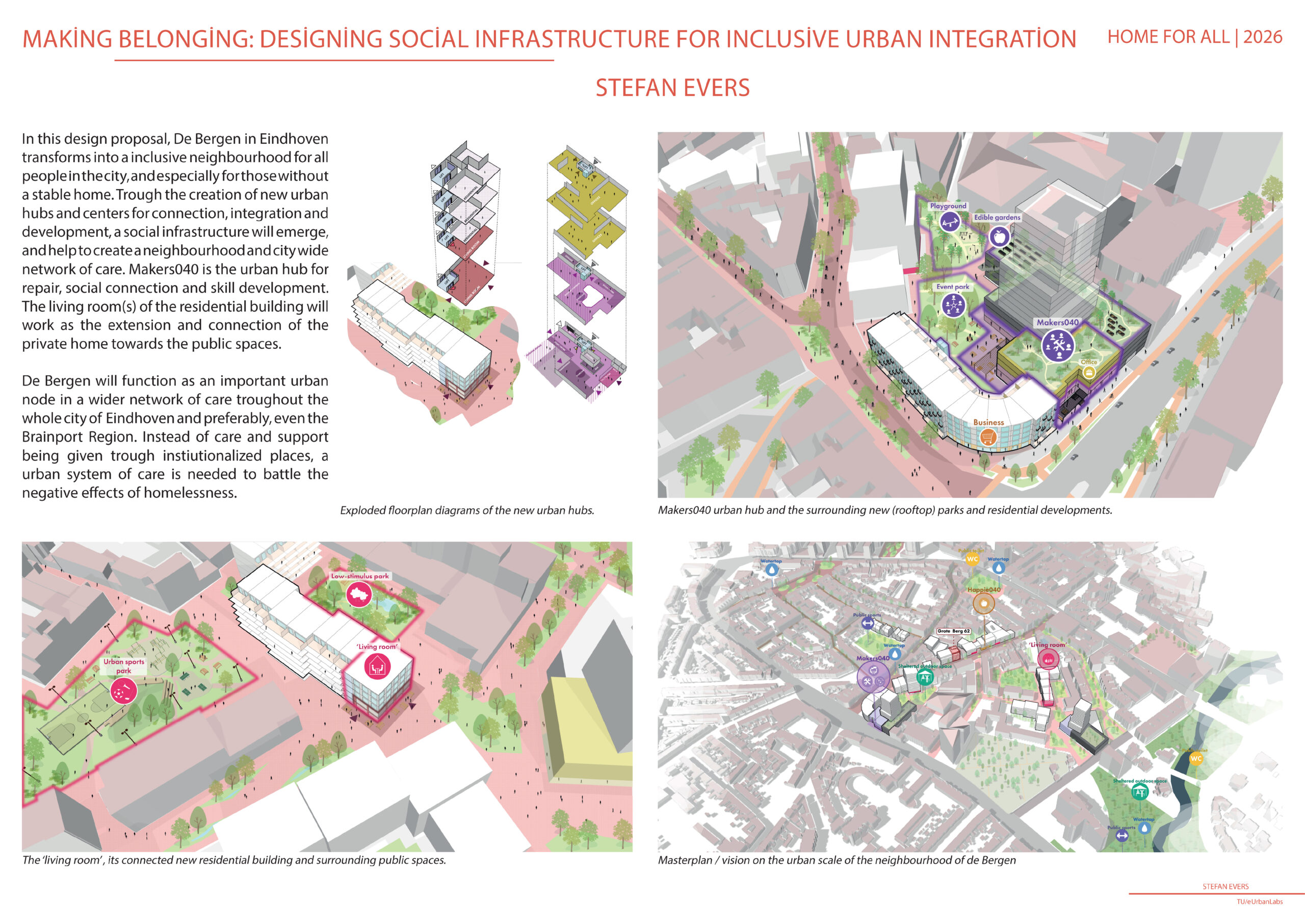 Home for All studio poster by Stefan Evers